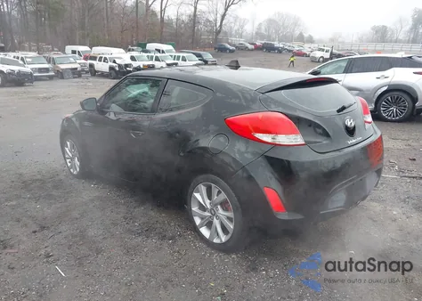 2016 Hyundai Veloster z USA, uszkodzony, nr VIN KMHTC6AD4GU298320
